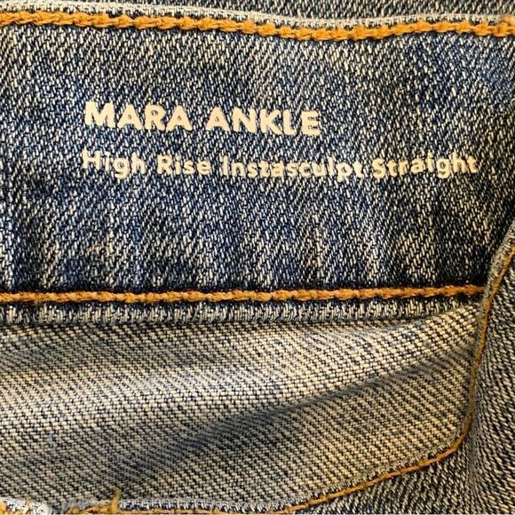 DL1961 MARA ANKLE High Rise Instasculpt Straight Jeans Size 25 - Picture 10 of 14